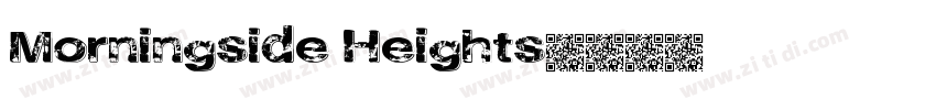 Morningside Heights字体转换